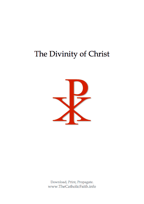 Divinity of Christ Resources